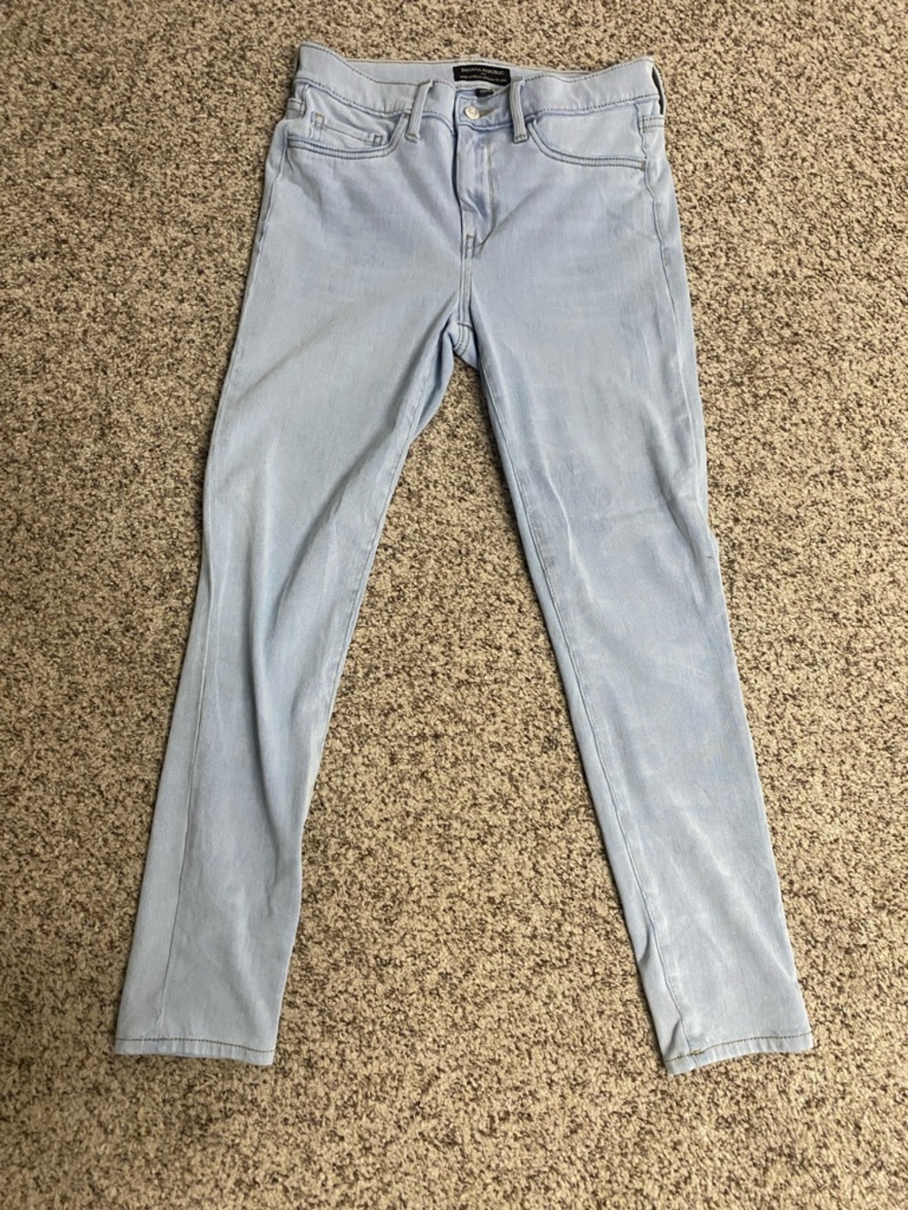 Banana Republic Blue Stretch Skinny Fit Jeans